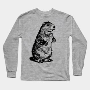 Vintage Groundhog Long Sleeve T-Shirt